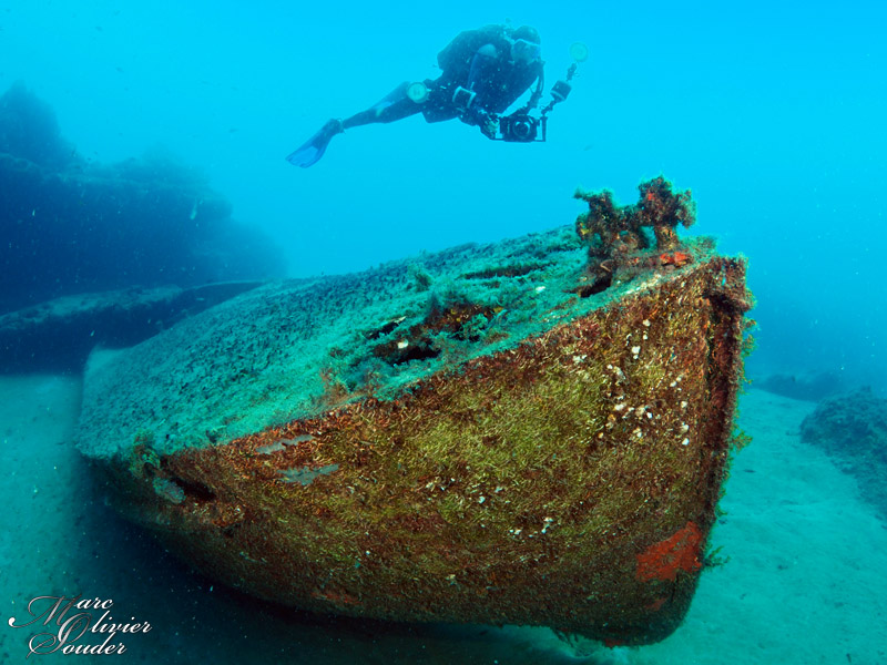 photo sous-marine underwater photography, lanzarote, épave, wreck